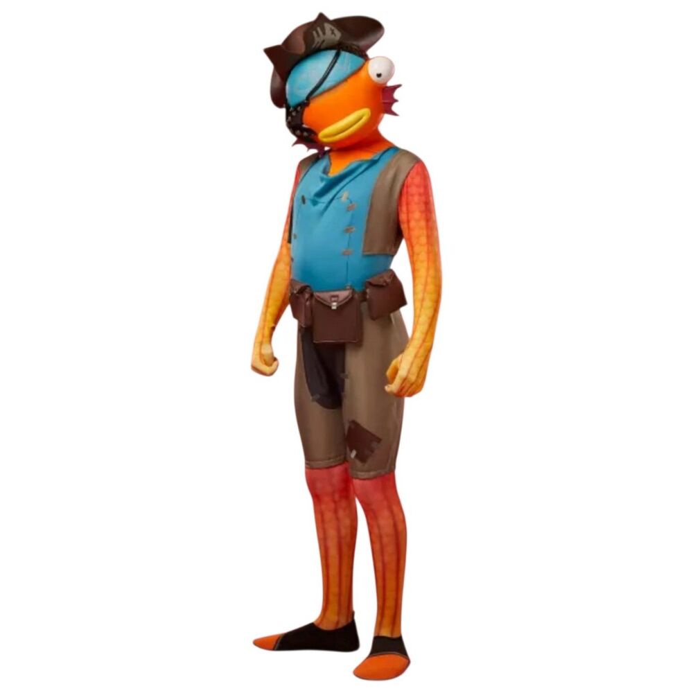 Spirit Halloween Fortnite Fishstick Pirate Halloween Costume Boy Medium *NO HAT*